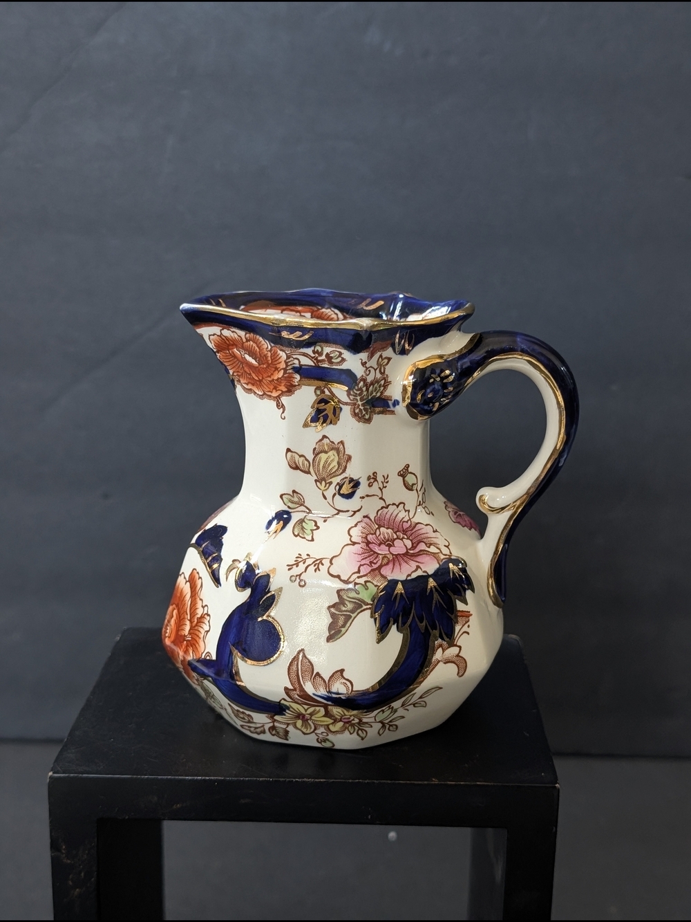 MASONS MANDALAY IRONSTONE GOLD GILT WATER TABLE JUG HAND PAINTED